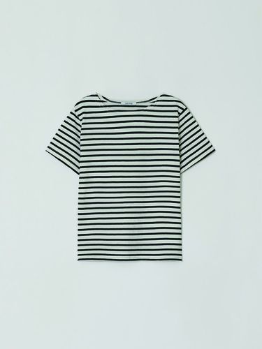 STRIPE COTTON T SHIRT (2COLOR) - Lemme - Modalova