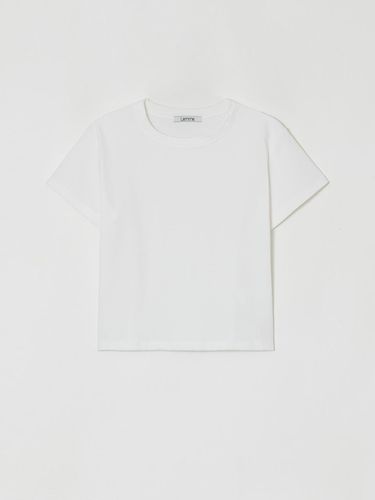 BASIC CROP SHIRT (2COLOR) - Lemme - Modalova