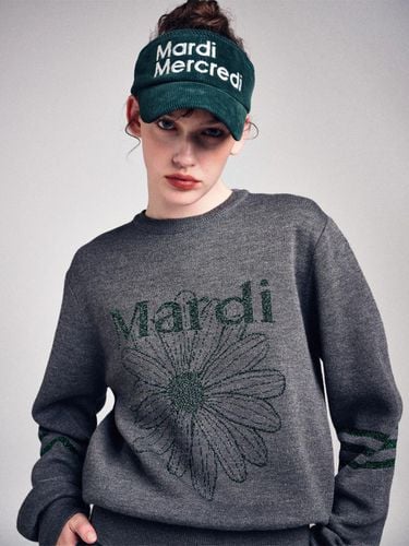 METALLIC MARDI FLOWER KNIT PULLOVER - Mardi Mercredi Actif - Modalova