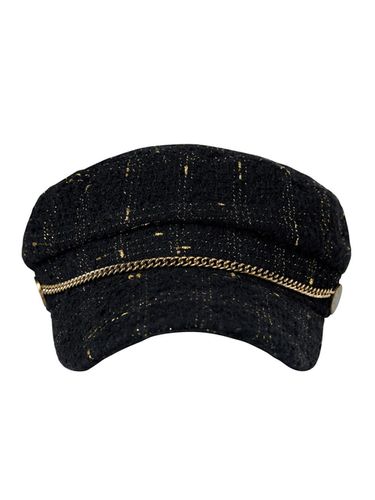 TWEED HUNTING CAP_BLACK GOLD - Mardi Mercredi Actif - Modalova