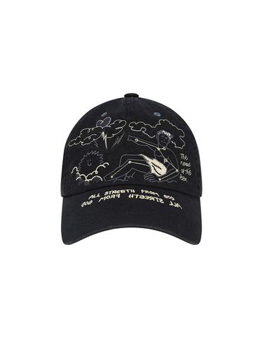 Two-tone graphic ball cap black - Wacky Willy - Modalova