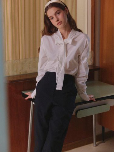 Semi-Wide Tailored Slacks (TJPAH7203) - VIKI - Modalova