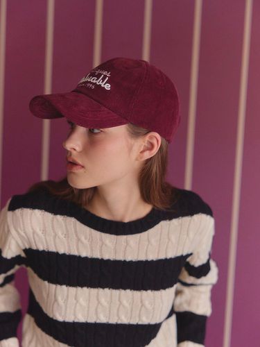 Corduroy Ball Cap (TJAHX2041) - VIKI - Modalova