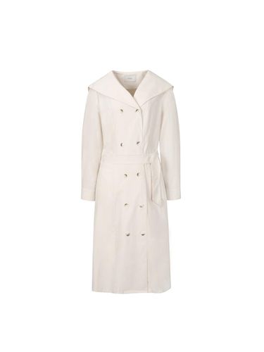 Sailor collar dress-type trench coat - VIKI - Modalova