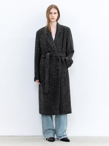 A vintage robe double-coat MELANGE GREY - INSILENCE WOMEN - Modalova