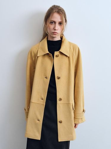 Bennett Vegan Suede Work Jacket () - LENUEE - Modalova