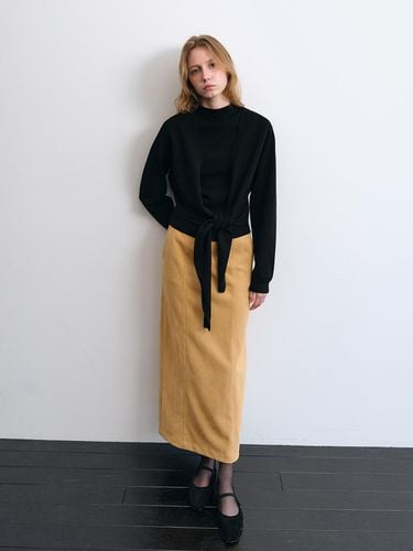 Vegan suede H-line Skirt () - LENUEE - Modalova