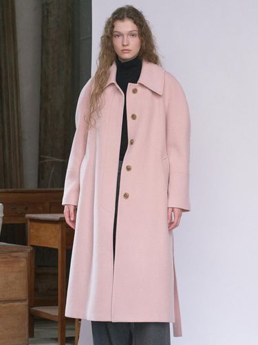 Belted Single Long Mac Coat VC2499CT905M - VOCAVACA - Modalova