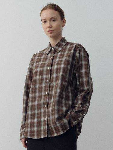 Check over shirt_brown - ARCHAIC - Modalova