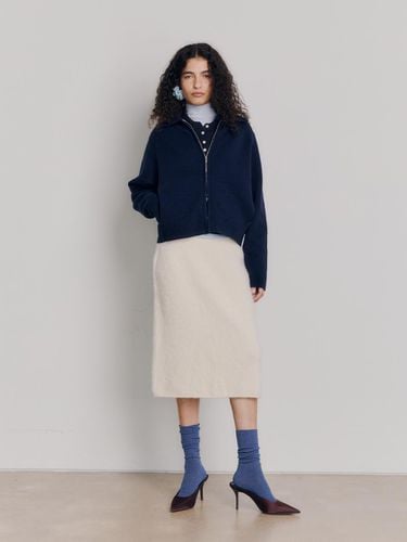 Two-way Collar Jumper (Navy) - Maggie - Modalova