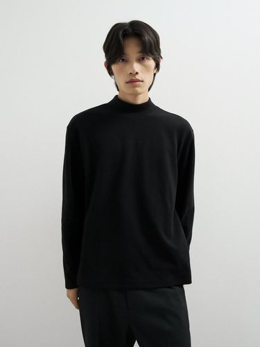 Basic mock neck T-shirt 2color - THE KNIT COMPANY - Modalova