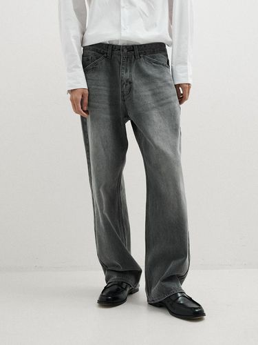 Sandwashed wide denim 2color - THE KNIT COMPANY - Modalova