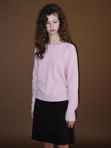 Bess round neck sweater (pink) - ANDNEEDS - Modalova