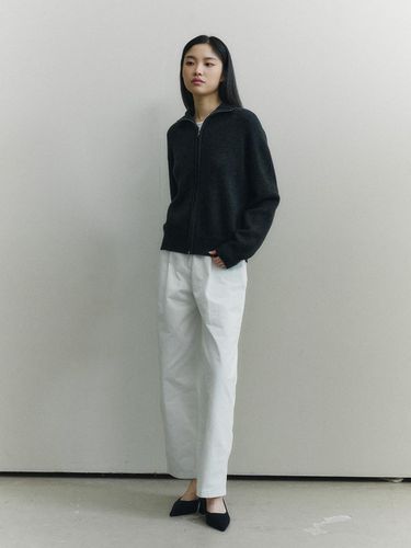 Soft cotton one-tuck pants 3 color - THE KNIT COMPANY - Modalova