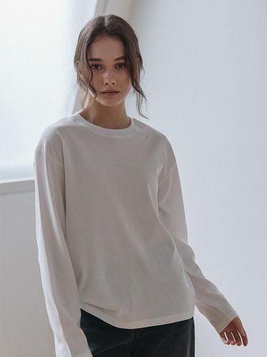 BASIC LONG SLEEVED T-SHIRT_2COLOR - VEM.VER - Modalova