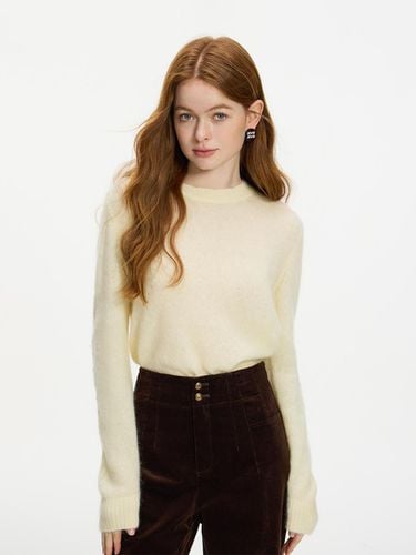 WD_Pitting sleeve woolen knit top - We’Dee - Modalova