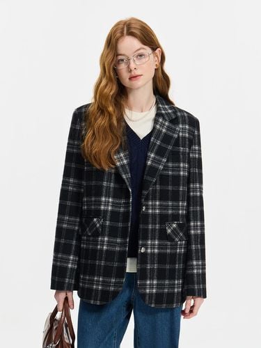 WD_Classic plaid wool jacket - We’Dee - Modalova