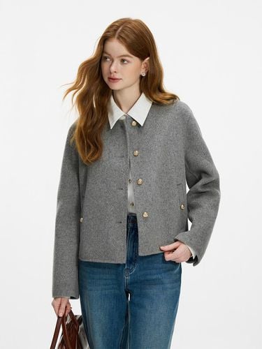 WD_Classic gold button wool jacket - We’Dee - Modalova