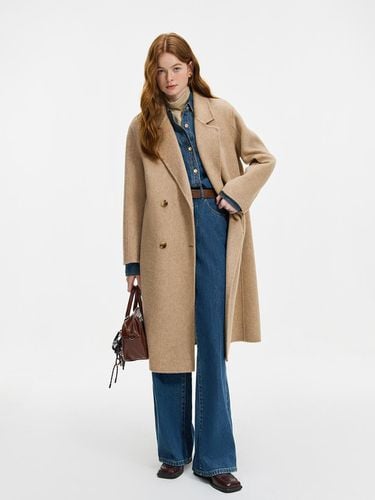 WD_Double breasted woolen coat_BEIGE - We’Dee - Modalova