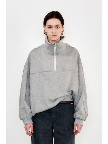 Grey half zip-up - J KOO - Modalova