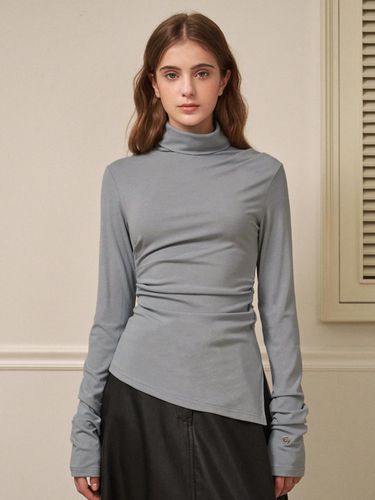 Wave-Line Turtleneck Tee - MICANE - Modalova