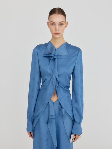 ZAZZ Layered Blouse - Blue - EENK - Modalova