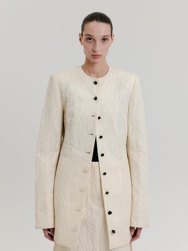 ZACQI Round Neck Long Jacket - EENK - Modalova