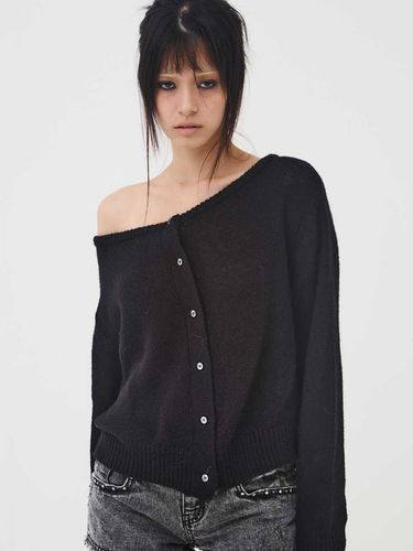 Sasha Wool Cardigan Black - EXPIRED GIRL - Modalova