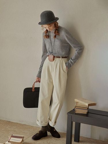 PM_One tuck corduroy pants - Proud Mary - Modalova