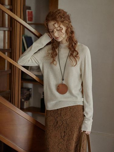 PM_Basic high neck knit top_WHITE - Proud Mary - Modalova