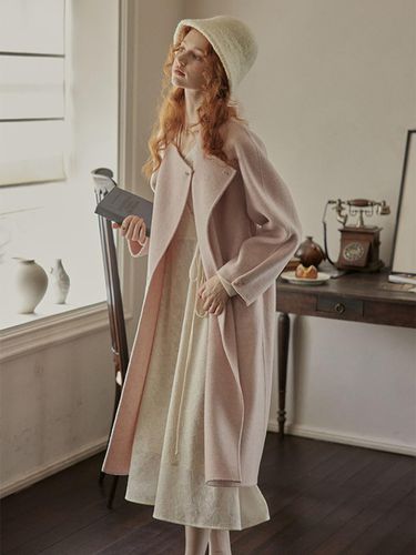 PM_Soft pink wool long coat - Proud Mary - Modalova