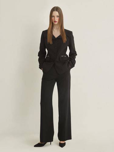 SLIM LINE STRAIGHT PANTS - BLACK - JOHNNY HATES JAZZ - Modalova