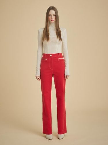 CODUROY RIBBON PANTS - RED - JOHNNY HATES JAZZ - Modalova