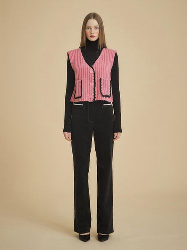 STITCH KNIT VEST - PINK - JOHNNY HATES JAZZ - Modalova