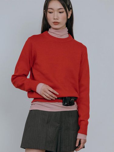 Plain Round Knit - THE ANY - Modalova