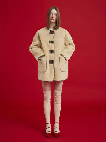 REVERSIBLE SHEARLING COAT - BROWN - JOHNNY HATES JAZZ - Modalova