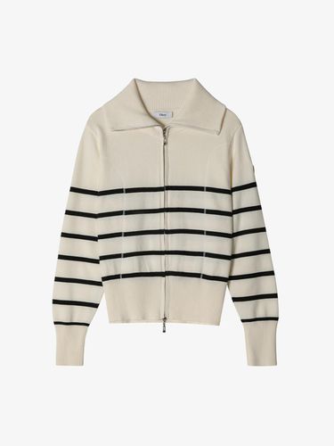 Stripe Knitwear Zip Up Cardigan () - OBER GOLF & SPORTS - Modalova