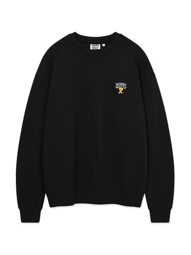 Basic logo Wappen sweatshirt black - Wacky Willy - Modalova