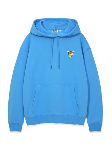 Basic logo Wappen hoodie blue - Wacky Willy - Modalova