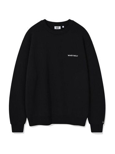 Signature logo sweatshirt black - Wacky Willy - Modalova