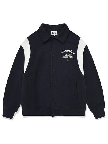 Sweat varsity Jumper Navy - Wacky Willy - Modalova