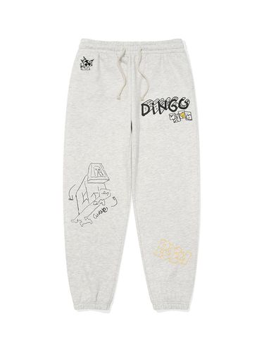 Graphic sweatpants _Sand - Wacky Willy - Modalova