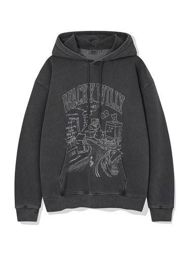 Pigment Graphic Hoodie Charcoal - Wacky Willy - Modalova