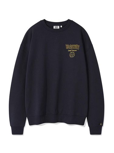 Picture graphic sweatshirt navy - Wacky Willy - Modalova