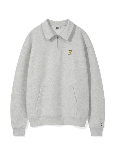 Basic Logo Wappen Half Zip-Up - Wacky Willy - Modalova