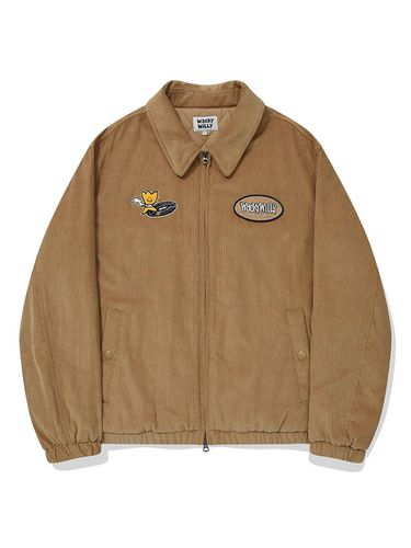 Corduroy Blouson jumper beige - Wacky Willy - Modalova