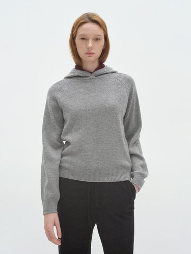 Annecy Wool Hoodie Knit Gray - JRIUM - Modalova