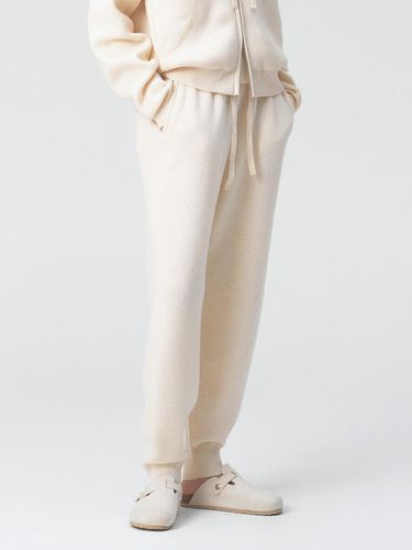 Wool textured jogger knit pants - JRIUM - Modalova