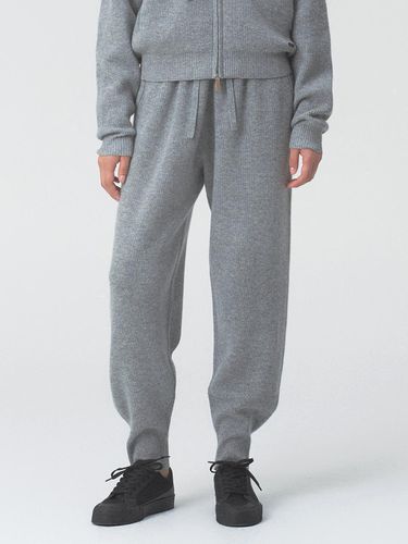 Wool Textured Jogger Knit Pants - JRIUM - Modalova