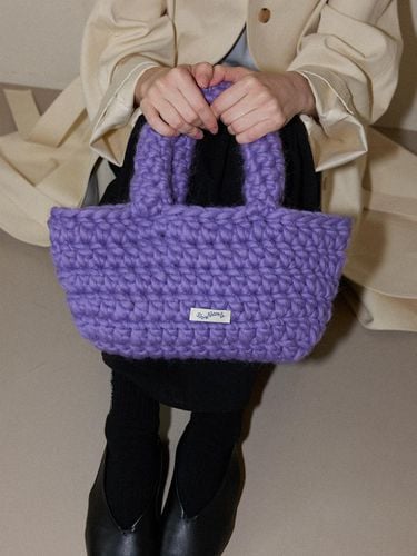 Wool 100% Handmade Crochet Tote Bag _ - Slowslowly - Modalova